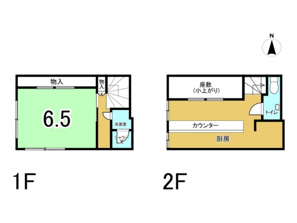板橋区高島平、土地の間取り画像です
