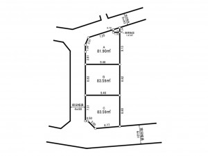 練馬区土支田、土地の間取り画像です