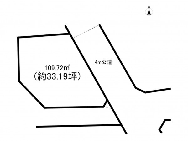 練馬区大泉学園町、土地の間取り画像です