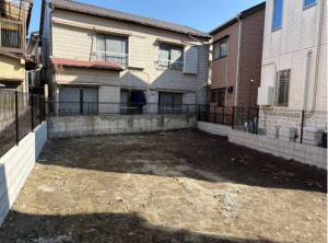 豊島区駒込、土地の前面道路を含む現地写真画像です