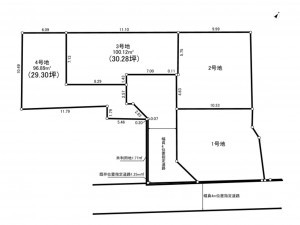 練馬区早宮、土地の間取り画像です