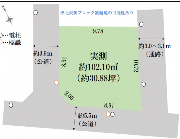練馬区西大泉、土地の間取り画像です
