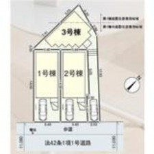 練馬区平和台、新築一戸建ての間取り画像です