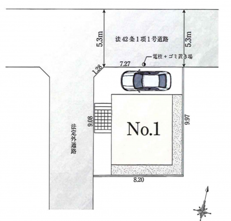 練馬区大泉学園町、新築一戸建ての画像です