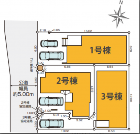 練馬区田柄、新築一戸建ての画像です