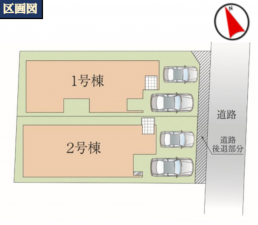 練馬区関町南、新築一戸建ての間取り画像です