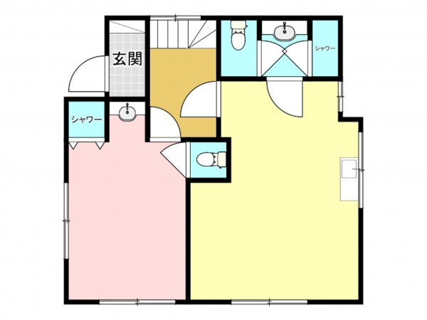 練馬区向山、中古一戸建ての間取り画像です