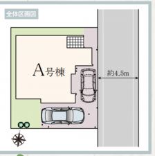 練馬区南大泉、新築一戸建ての間取り画像です
