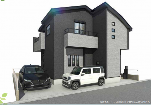 練馬区南大泉、新築一戸建ての外観画像です