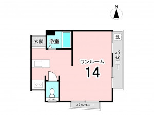 練馬区関町北、中古マンションの間取り画像です