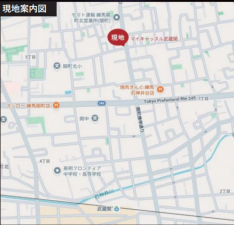 練馬区関町北、中古マンションの地図画像です