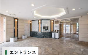 練馬区下石神井、中古マンションのエントランス画像です
