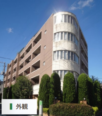 練馬区下石神井、中古マンションの外観画像です
