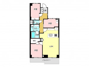練馬区光が丘、中古マンションの間取り画像です