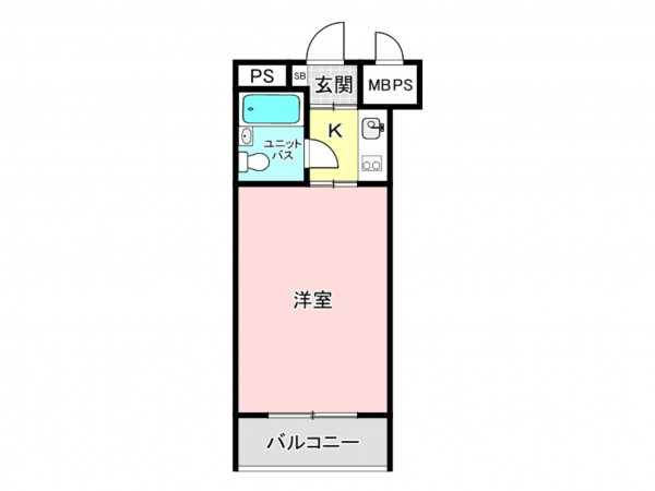 練馬区向山、中古マンションの間取り画像です