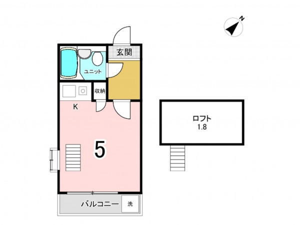 練馬区中村、中古一戸建ての間取り画像です