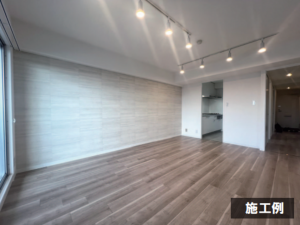 練馬区高野台、中古マンションの居間画像です
