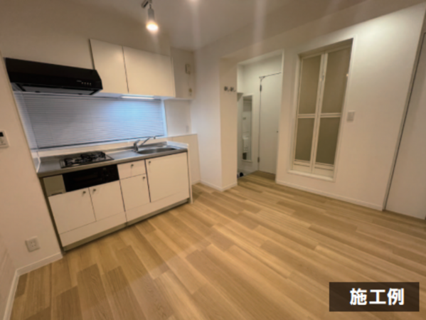 練馬区高野台、中古マンションのキッチン画像です