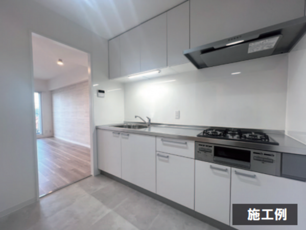練馬区高野台、中古マンションのキッチン画像です