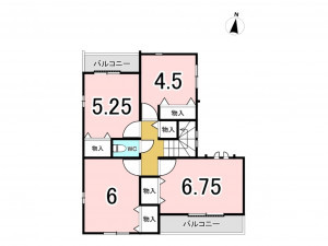 練馬区大泉町、新築一戸建ての間取り画像です