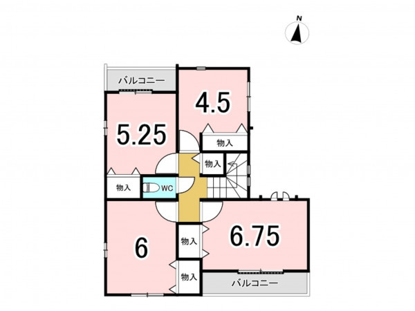 練馬区大泉町、新築一戸建ての間取り画像です