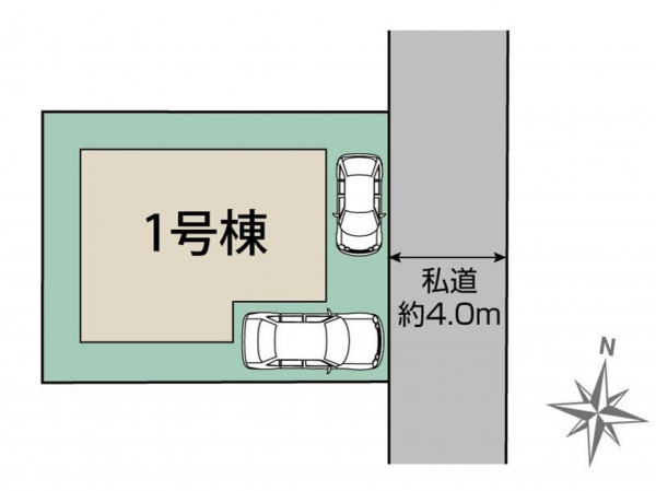 練馬区大泉学園町、新築一戸建ての間取り画像です