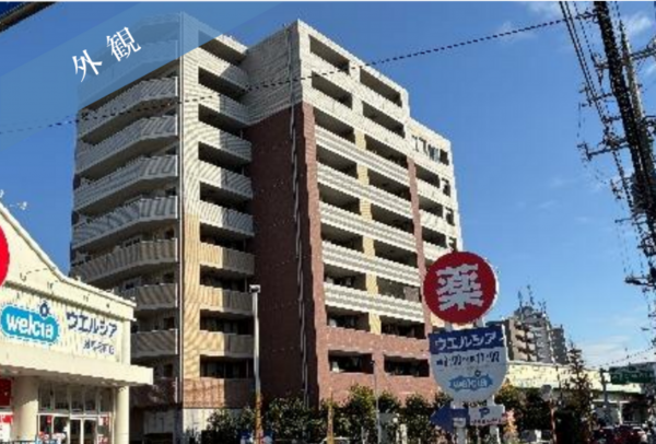 練馬区谷原、中古マンションの外観画像です