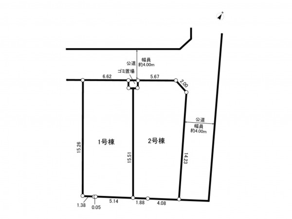 練馬区北町、新築一戸建ての間取り画像です