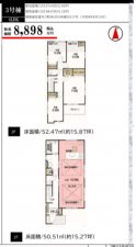 練馬区高松、新築一戸建ての間取り画像です