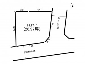 練馬区旭町、土地の間取り画像です