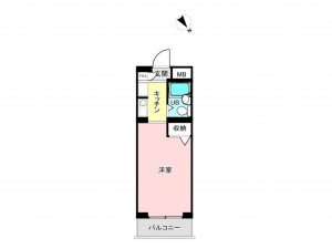 練馬区練馬、中古マンションの間取り画像です
