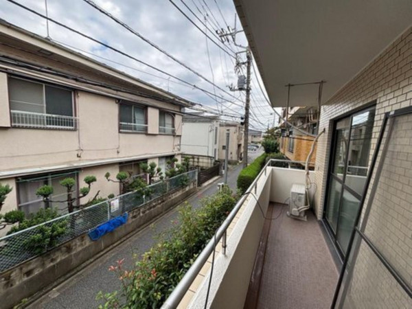 練馬区石神井台、中古マンションのバルコニー画像です