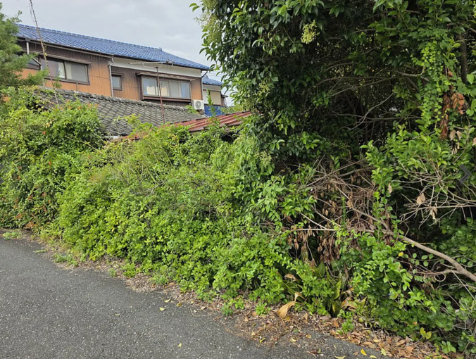 北九州市門司区吉志、土地の前面道路を含む現地写真画像です