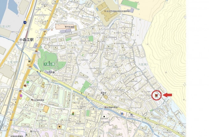 北九州市門司区大里東、土地の地図画像です