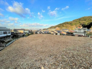 北九州市門司区恒見町、土地の前面道路を含む現地写真画像です