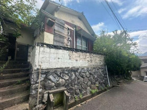 北九州市門司区大里桃山町、土地の前面道路を含む現地写真画像です