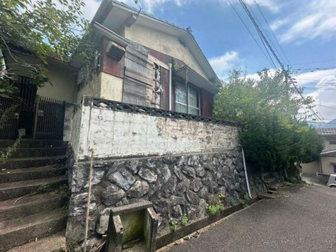 北九州市門司区大里桃山町、土地の前面道路を含む現地写真画像です