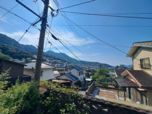 北九州市門司区上藤松、土地の前面道路を含む現地写真画像です