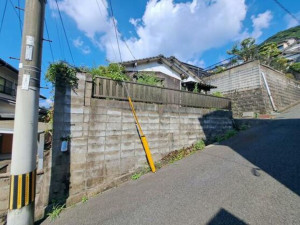 北九州市門司区上藤松、土地の前面道路を含む現地写真画像です