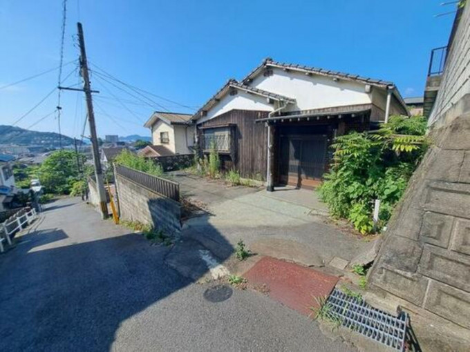 北九州市門司区上藤松、土地の前面道路を含む現地写真画像です