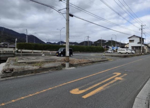 北九州市門司区大字畑、土地の前面道路を含む現地写真画像です