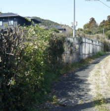 北九州市門司区白野江、土地の前面道路を含む現地写真画像です