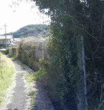 北九州市門司区白野江、土地の前面道路を含む現地写真画像です