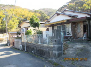 北九州市門司区田野浦、土地の前面道路を含む現地写真画像です