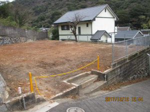 北九州市門司区奥田、土地の前面道路を含む現地写真画像です