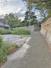 北九州市門司区恒見町、土地の前面道路を含む現地写真画像です