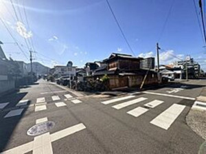 北九州市門司区下馬寄、土地の前面道路を含む現地写真画像です
