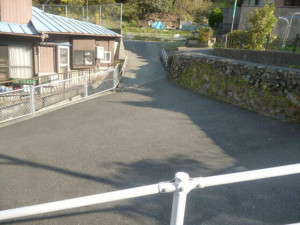 北九州市門司区谷町、土地の前面道路を含む現地写真画像です