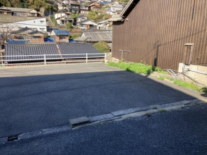 北九州市門司区長谷、土地の前面道路を含む現地写真画像です