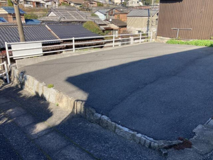 北九州市門司区長谷、土地の前面道路を含む現地写真画像です